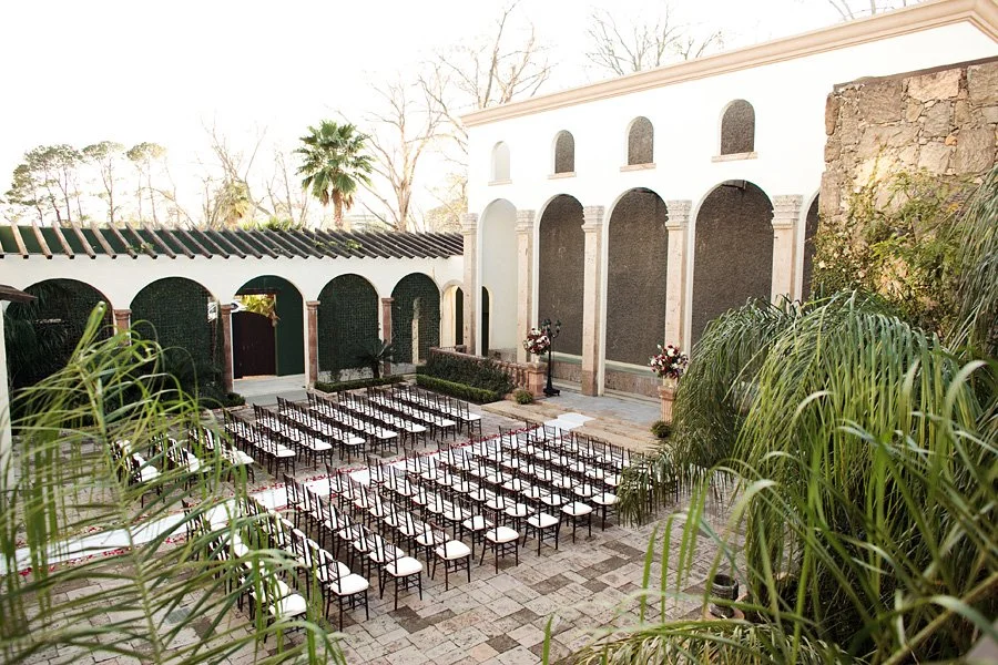 Houston. Outdoor wedding reception 